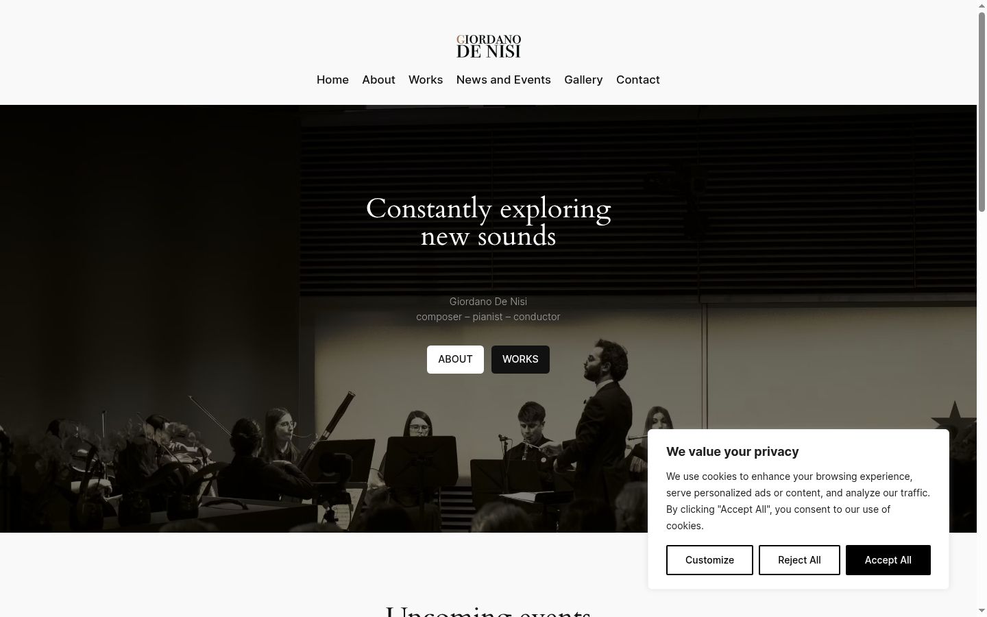 Screenshot tal-banner tal-kunsens muri qabel kwalunkwe interazzjoni