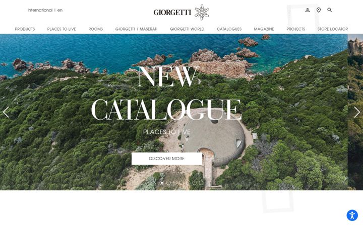 Screenshot of giorgettimeda.com