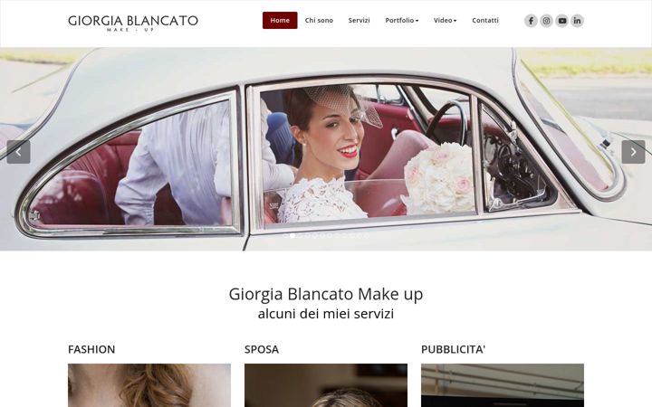 Screenshot of giorgiablancato.com