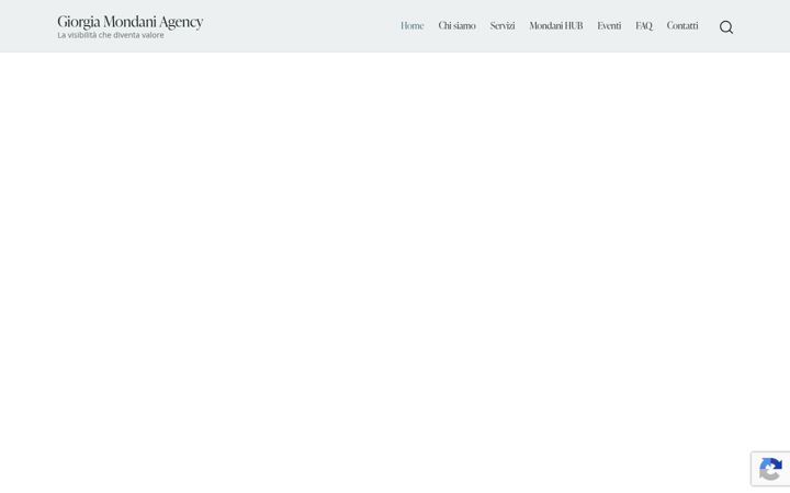 Screenshot of giorgiamondaniagency.com