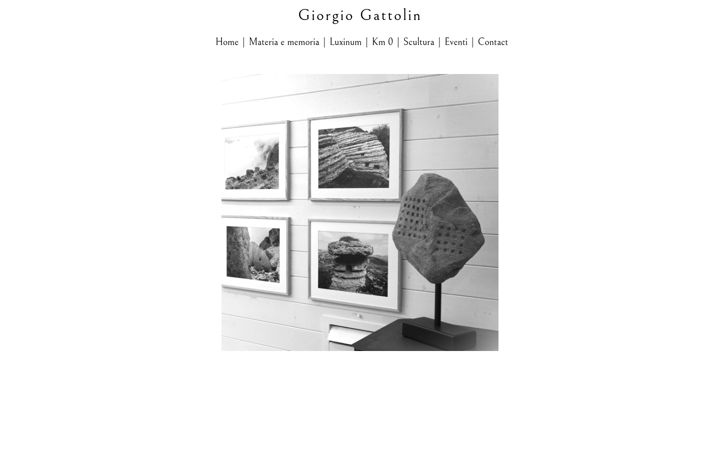 Screenshot of giorgiogattolin.com