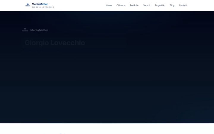 Screenshot of giorgiolovecchio.com