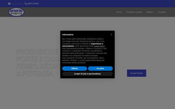 Screenshot of giorgioserrande.it