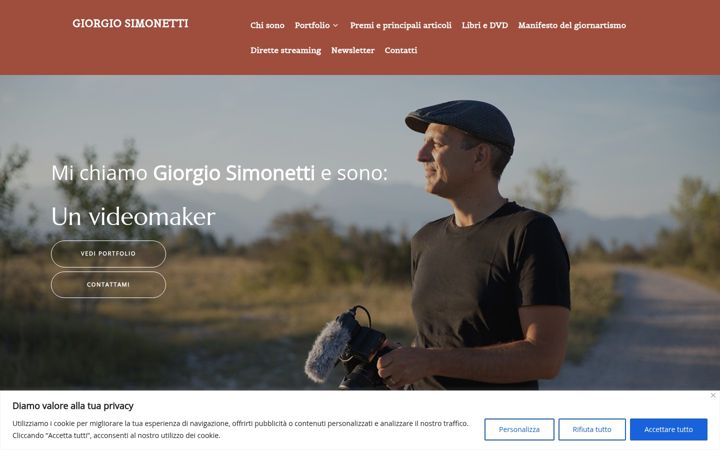 Screenshot of giorgiosimonetti.net