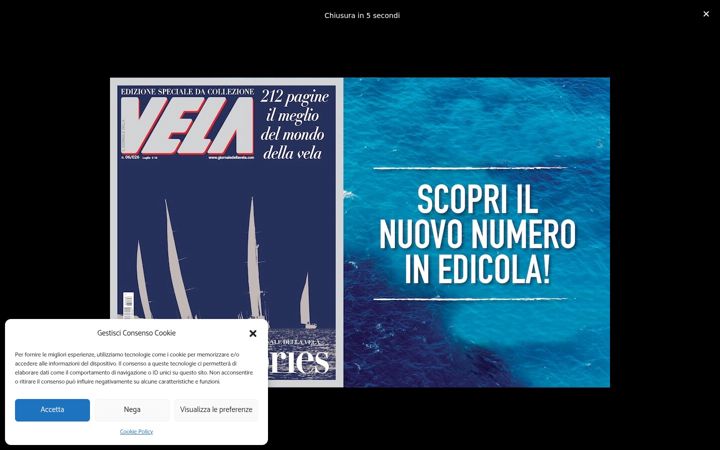 Screenshot of giornaledellavela.com