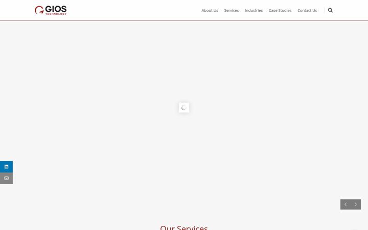 Screenshot of giostechnology.com