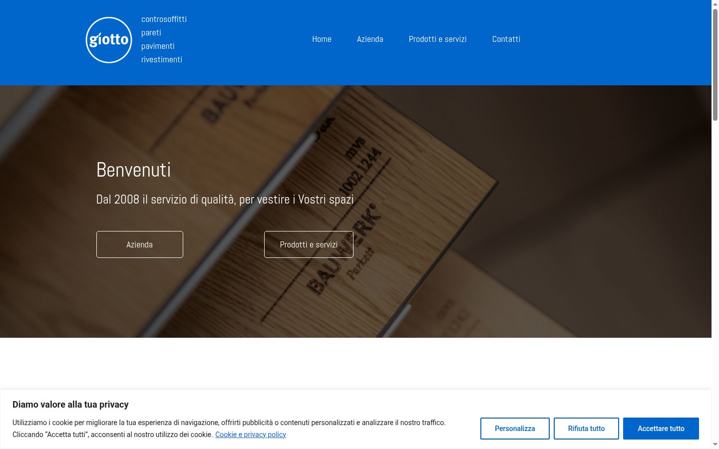 Screenshot tal-banner tal-kunsens muri qabel kwalunkwe interazzjoni