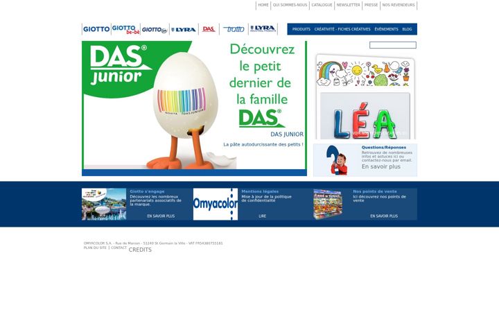 Screenshot of giottofrance.fr