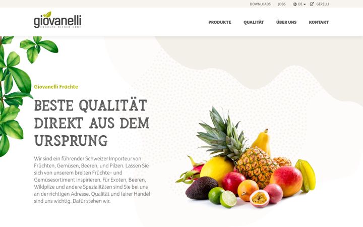 Screenshot of giovanelli.ch