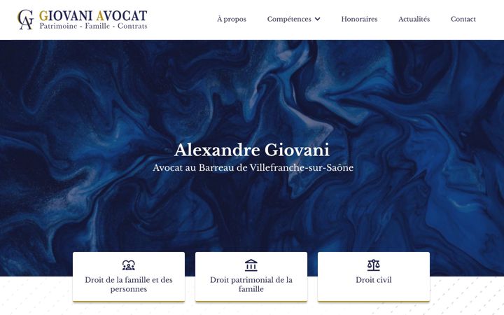Posnetek zaslona giovani-avocat.fr