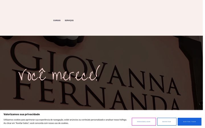 Screenshot of giovannafernanda.com.br