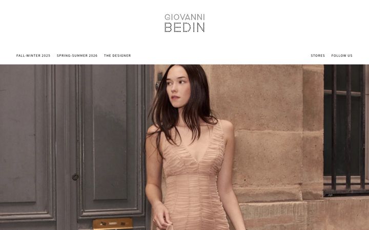 Screenshot of giovannibedin.com