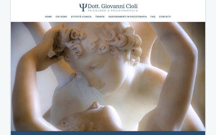 Screenshot of giovannicioli.it