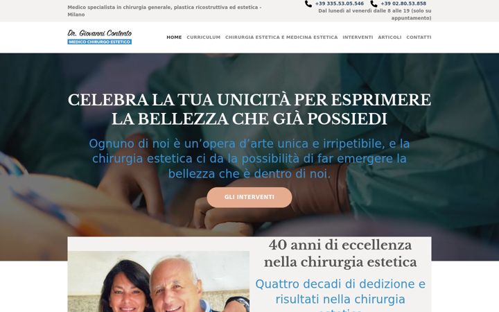 Screenshot of giovannicontento.it