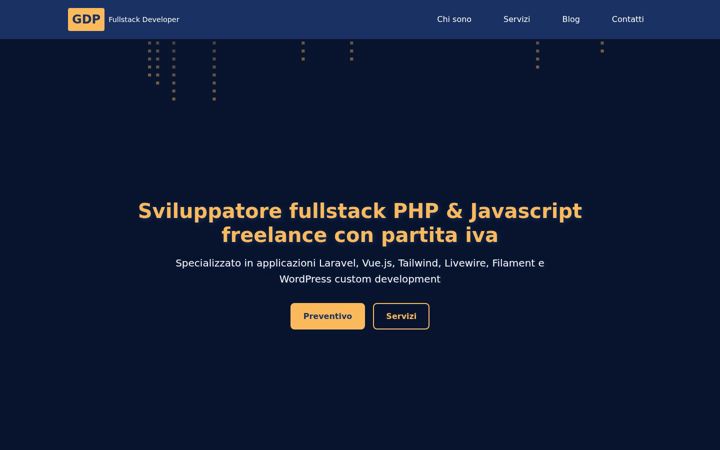 Screenshot of giovannidepadova.com