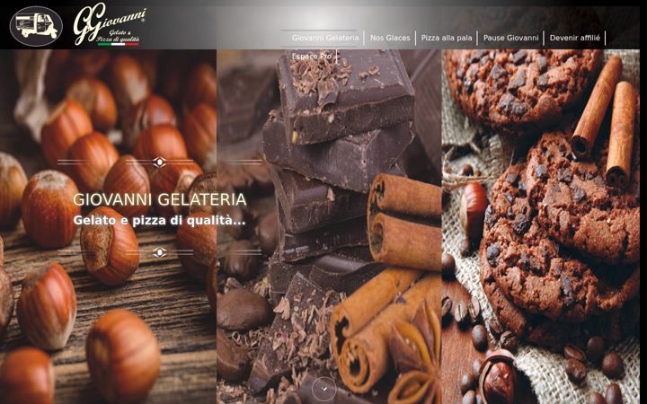 Screenshot of giovannigelateria.com