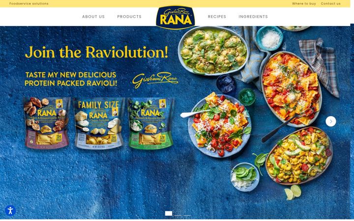 Screenshot of giovanniranausa.com