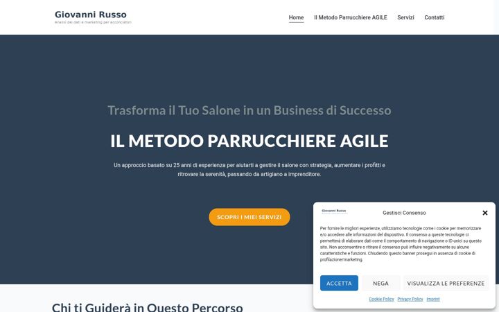 Screenshot of giovannirussopro.com