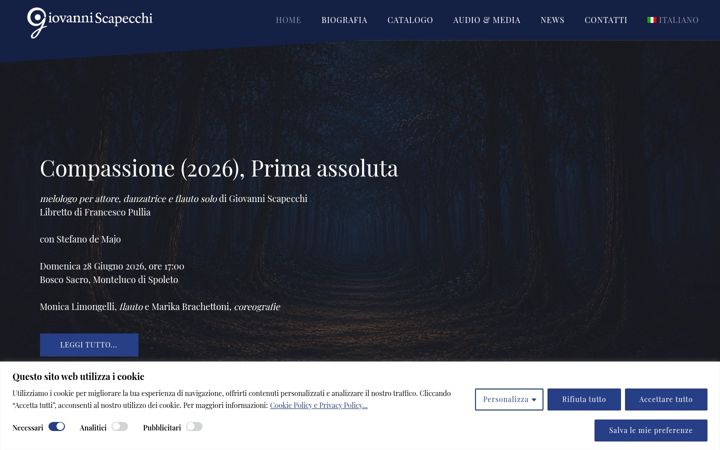 Screenshot of giovanniscapecchi.com