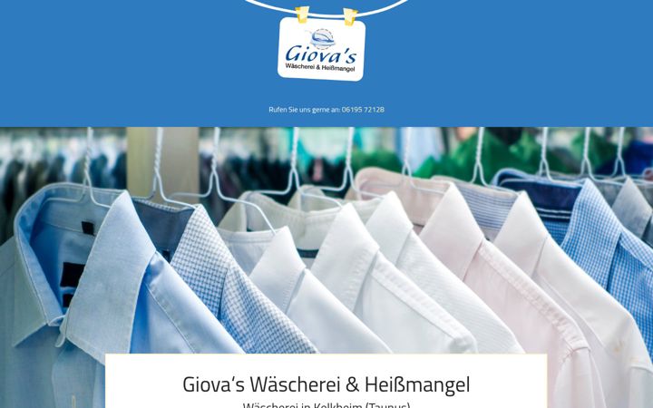 Screenshot of giovas-waescherei.de