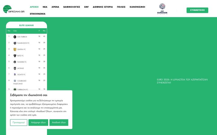 Screenshot of gipedaki.gr