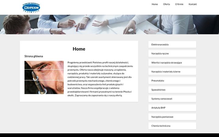 Screenshot of gipexim.com