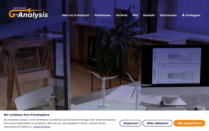 Screenshot of gipscomm-it.de