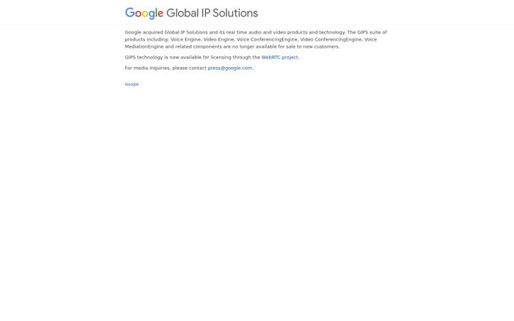 Screenshot of gipscorp.com