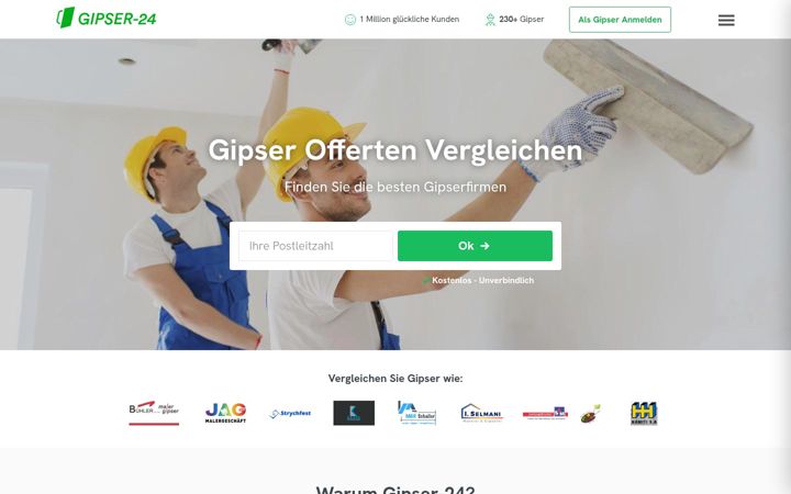 Screenshot of gipser-24.ch