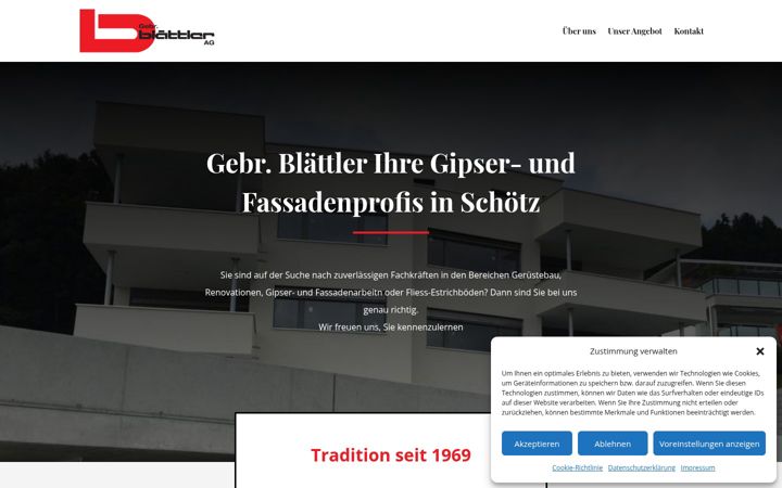 Screenshot of gipser-blaettler.ch