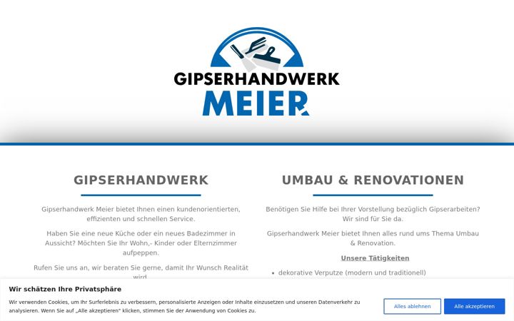Screenshot of gipserhandwerk.ch