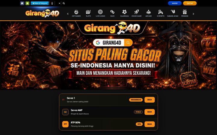 Screenshot of girang4d.website