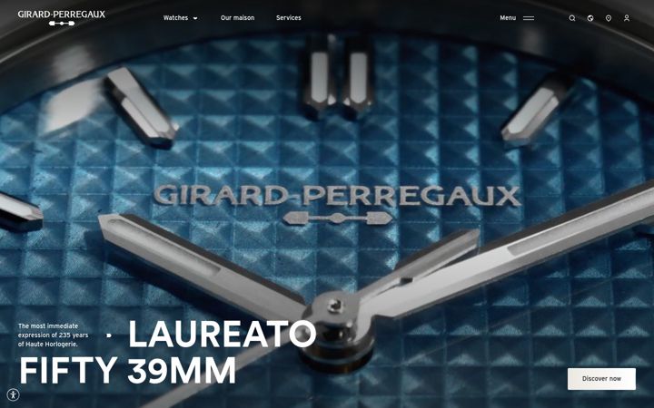 Zrzut ekranu girard-perregaux.com