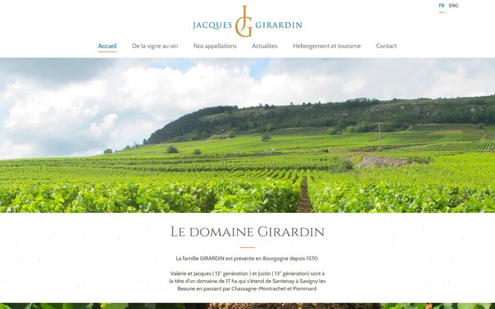 Screenshot of girardin-santenay.com