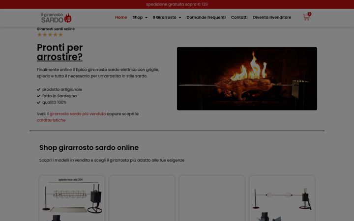 Screenshot of girarrostosardo.it