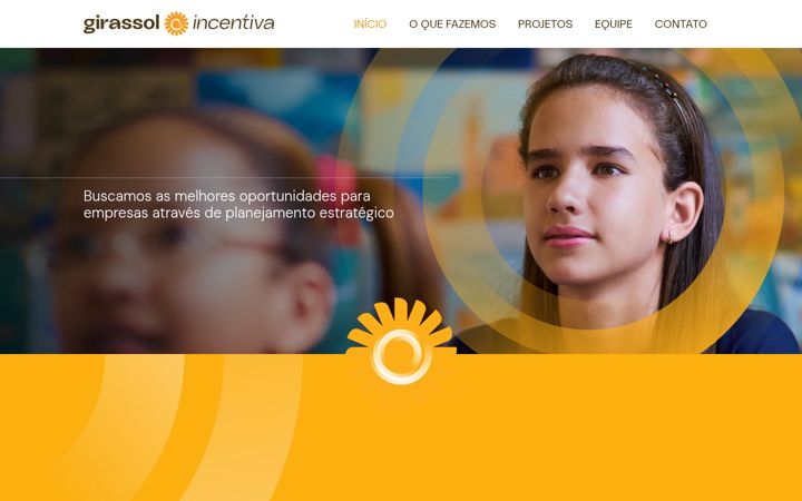 Screenshot of girassolincentiva.com.br