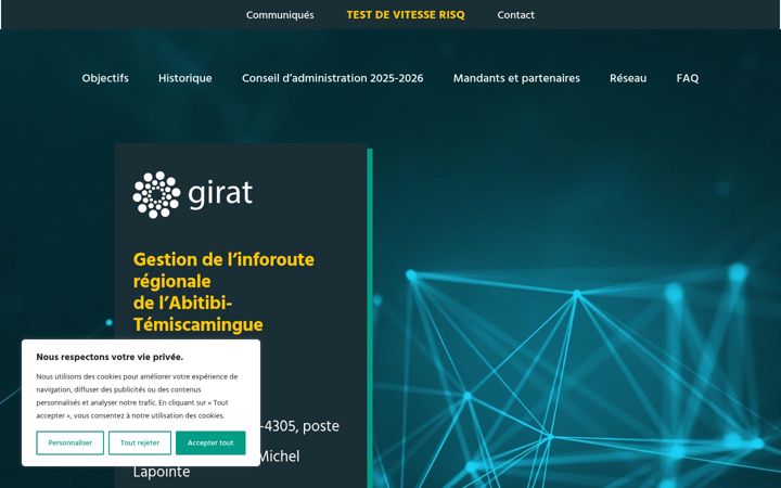 Screenshot of girat.org