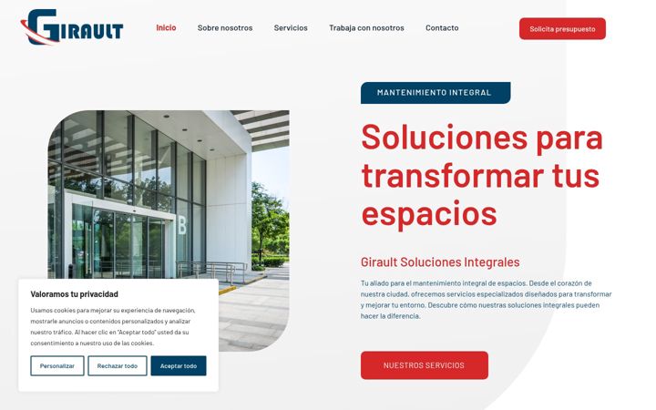 Screenshot of giraultsoluciones.com