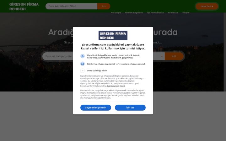 Screenshot of giresunfirma.com