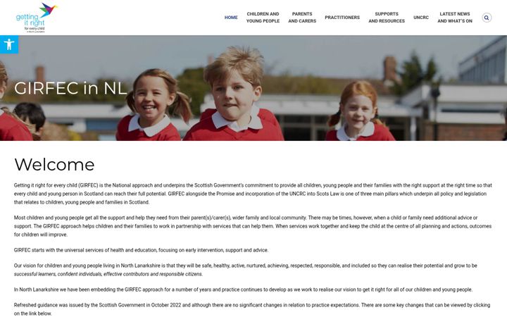 Screenshot of girfecinnl.com