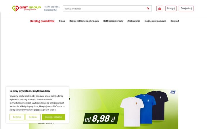 Screenshot of girit.pl