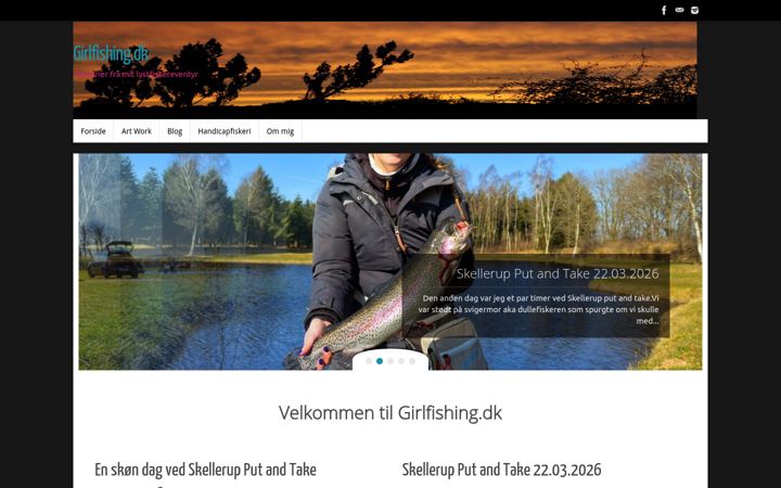 Screenshot of girlfishing.dk