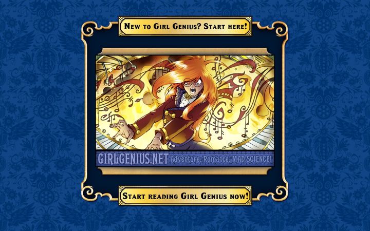 Screenshot of girlgeniusonline.com
