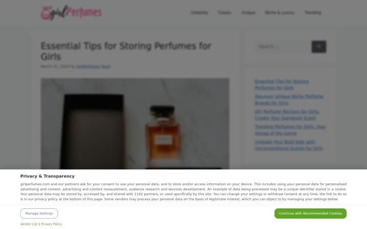 Screenshot of girlperfumes.com