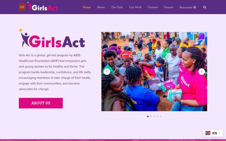 Screenshot of girlsact.org