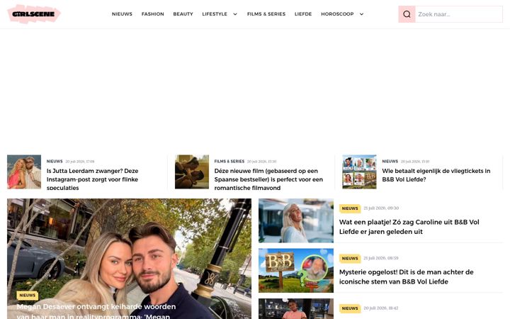 Screenshot of girlscene.nl