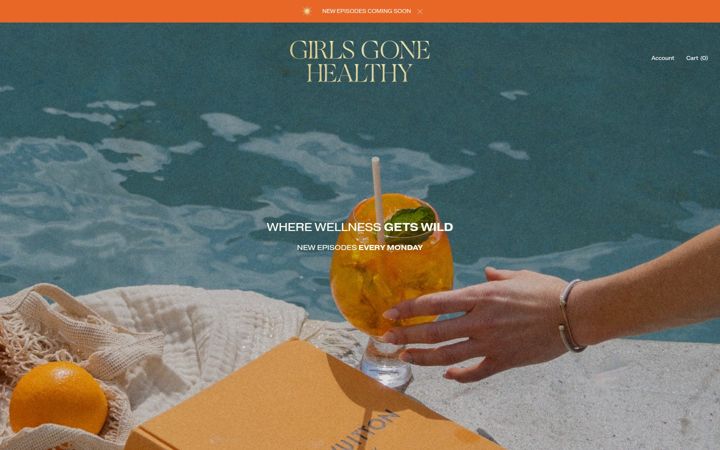 Screenshot of girlsgonehealthy.com