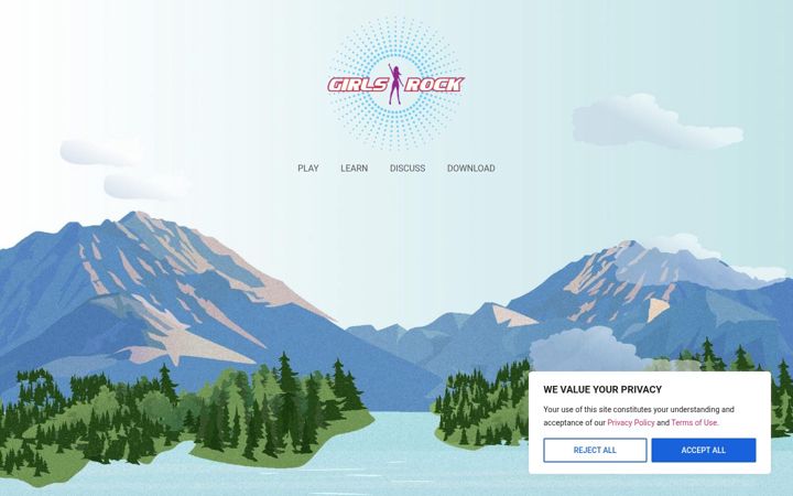 Screenshot of girlsrock.com