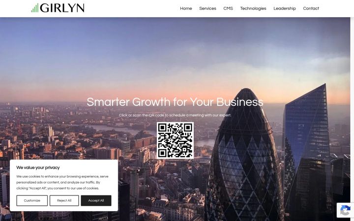 Screenshot of girlyn.co.uk