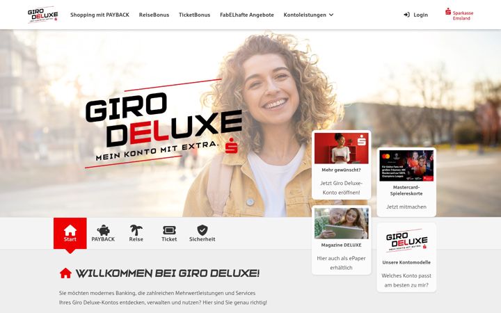 Screenshot of girodeluxe.de